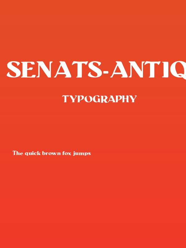 Senats-Antiqua Poster