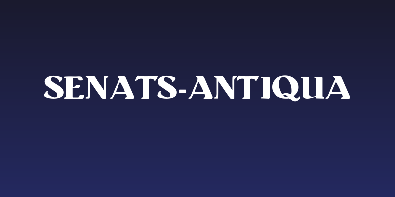 Senats-Antiqua Social Header