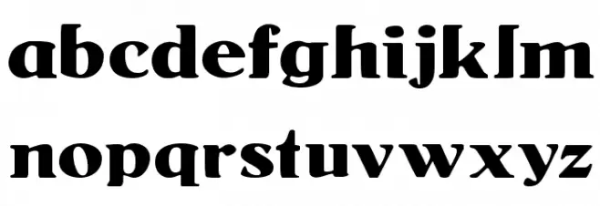 Senats-Antiqua 字体 小写