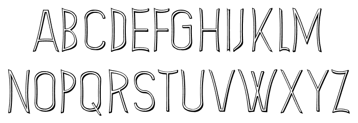 Sence Regular Font LOWERCASE