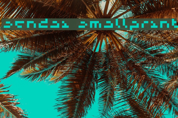 Sendai Smallprint Font examples