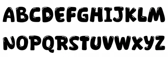 Sendcat Schriftart Groß