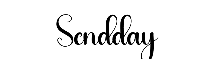 Sendday  Descarca Fonturi Gratis