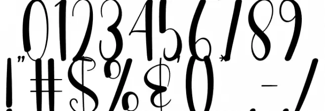 Sendday Font OTHER CHARS