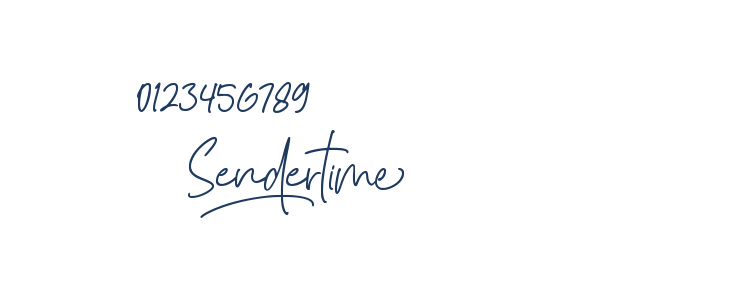 Sendertime Other Characters