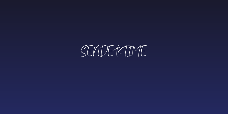 Sendertime Social Header