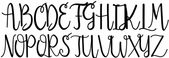 Sendica Schriftart Groß