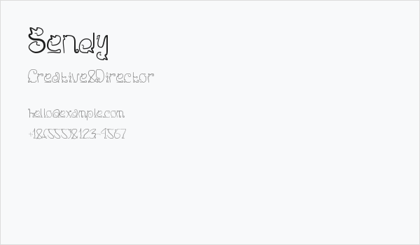 Sendy Business Card