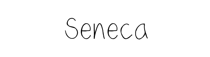 Seneca  Frei Schriftart Herunterladen