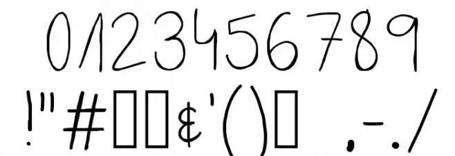 Seneca Font OTHER CHARS