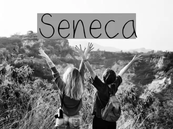 Seneca Font examples