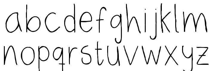 Seneca Font LOWERCASE