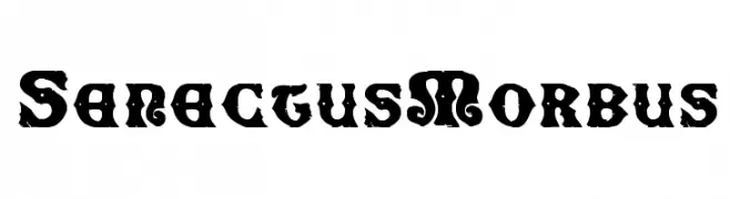 SenectusMorbus  Frei Schriftart Herunterladen