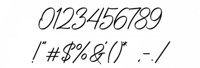 SengkalingDemo-Script Font OTHER CHARS