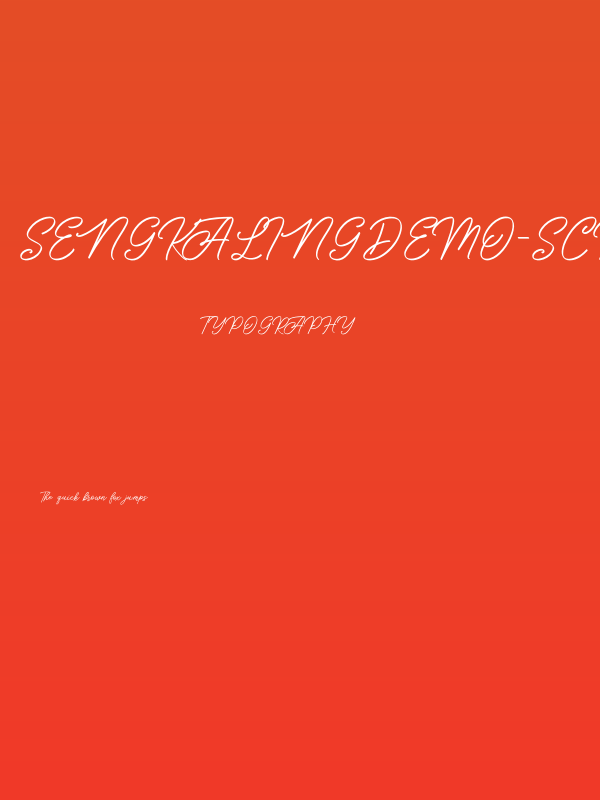SengkalingDemo-Script Poster