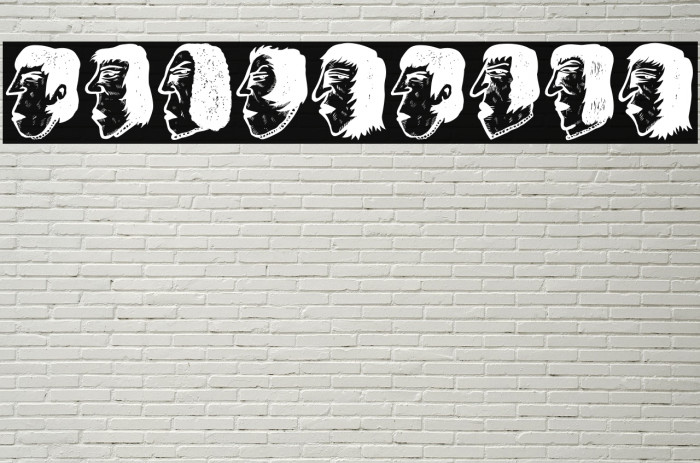 Senhoras Regular Font examples