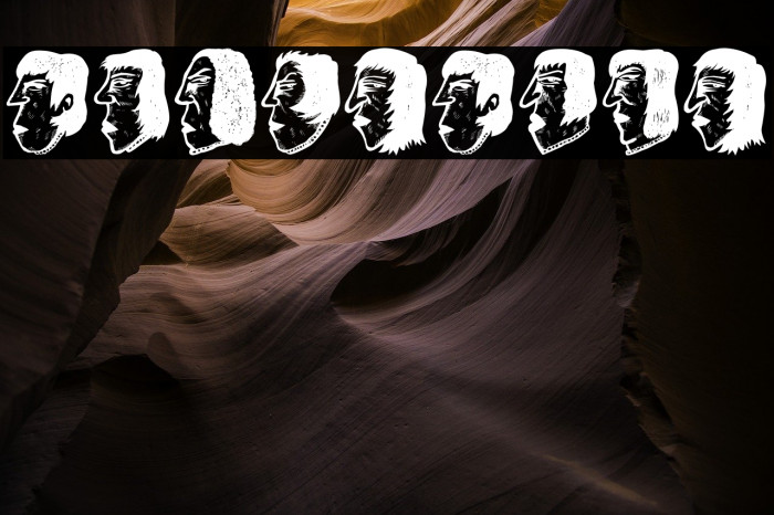 Senhoras Regular Font examples