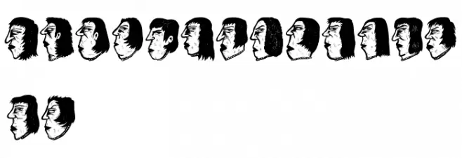 Senhoras Regular फ़ॉन्ट लोअरकेस