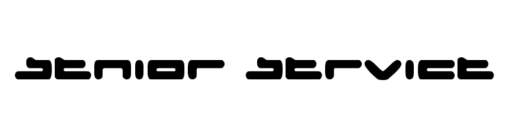 Senior Service Font