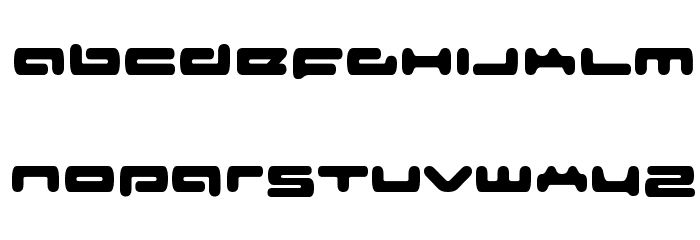 SeniorService-Regular Font LOWERCASE