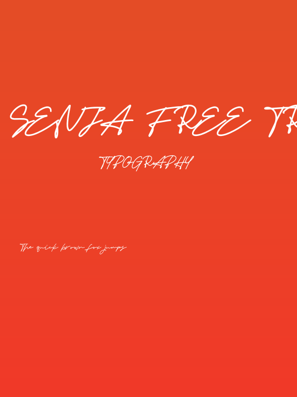 Senja Free Trial Poster