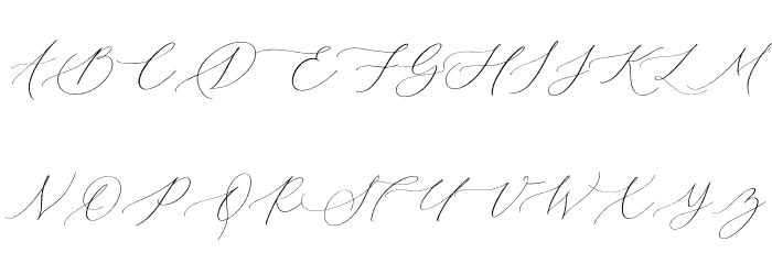 Senja Mentari Schriftart Groß