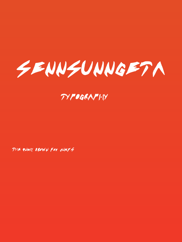 Sennsunngeta Poster