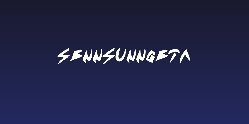 Sennsunngeta Social Header