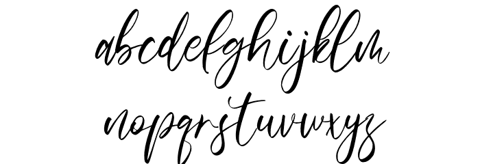 Senopathi Font LOWERCASE
