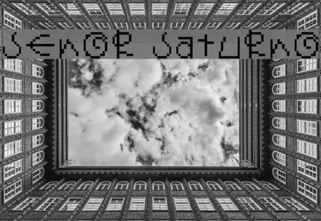 Senor Saturno Font examples