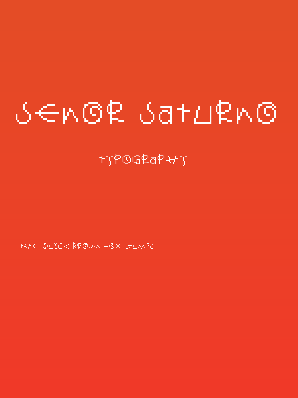 Senor Saturno Poster