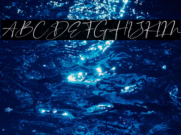 Senorita Signature Italic Example 3