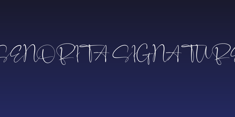 Senorita Signature Social Header