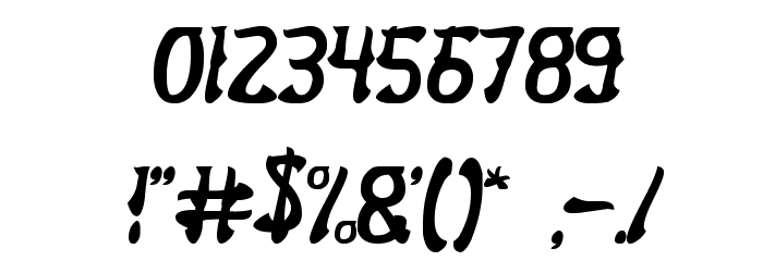 Senorita Spain Font OTHER CHARS