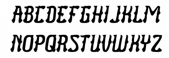 Senorita Spain フォント 大文字
