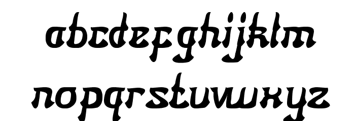 Senorita Spain Font LOWERCASE