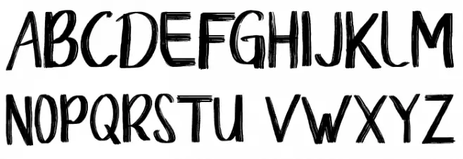 Senorita Schriftart Groß