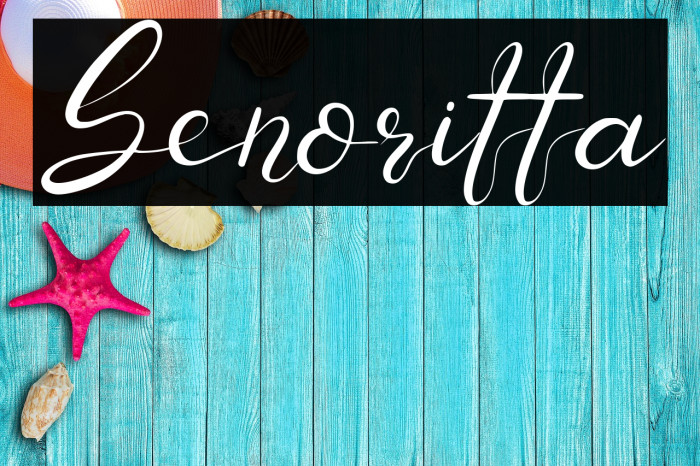 Senoritta Font examples