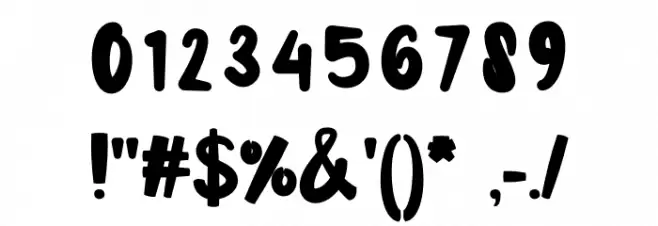 Senoya Bright Font OTHER CHARS