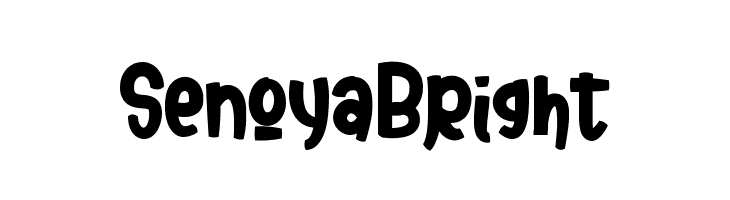 Senoya Bright  font caratteri gratis