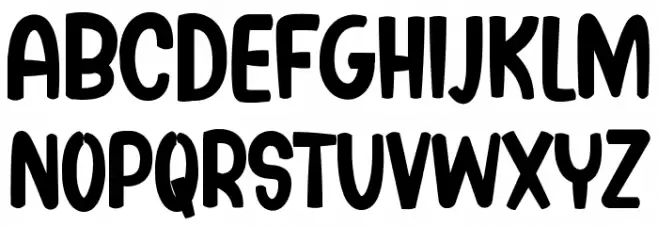 Senoya Bright Font UPPERCASE
