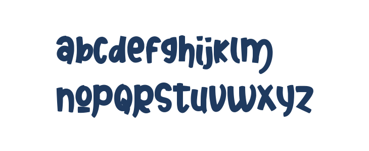 Senoya Bright Lowercase