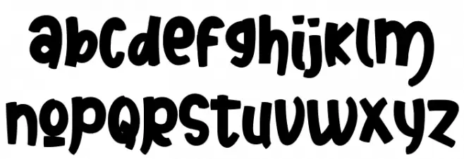 Senoya Bright फ़ॉन्ट लोअरकेस