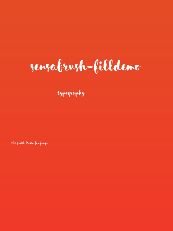 SensaBrush-FillDemo Poster