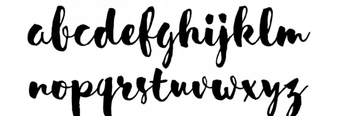 SensaBrush-FillDemo Caratteri MINUSCOLO