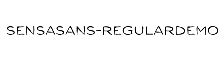 SensaSans-RegularDemo Font