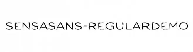 SensaSans-RegularDemo  Fuentes Gratis Descargar