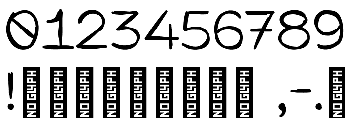 SensaSans-RegularDemo Font OTHER CHARS