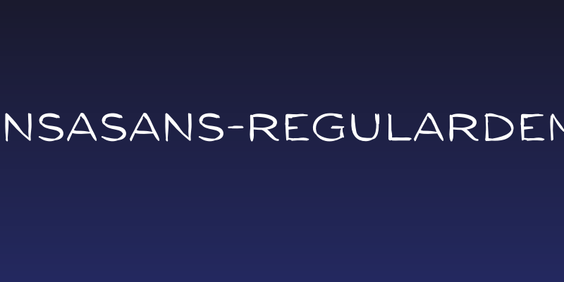SensaSans-RegularDemo Social Header