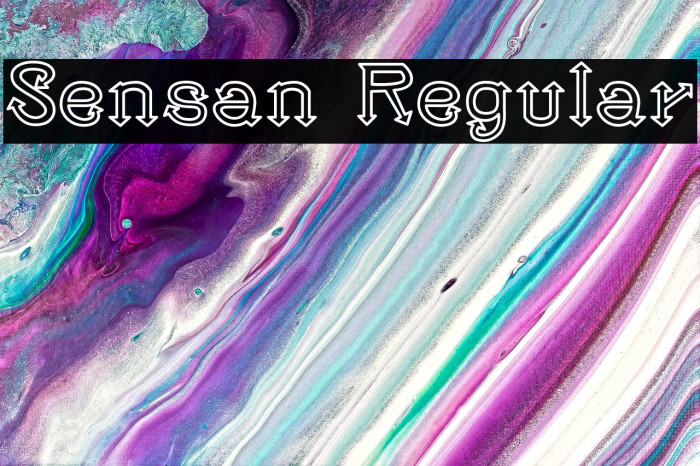 Sensan Regular Example 1
